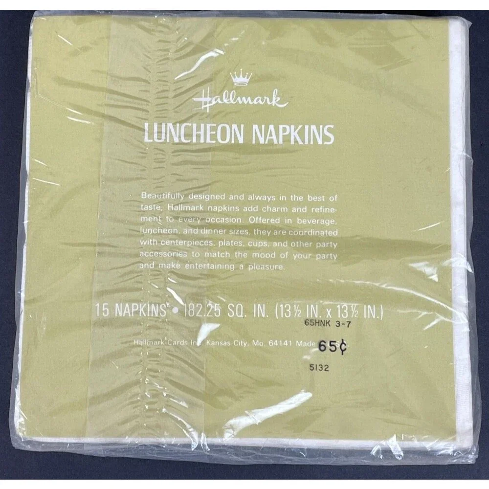 15 Pack of Vintage Hallmark Halloween Pumpkin Jack O Lantern Luncheon Napkins